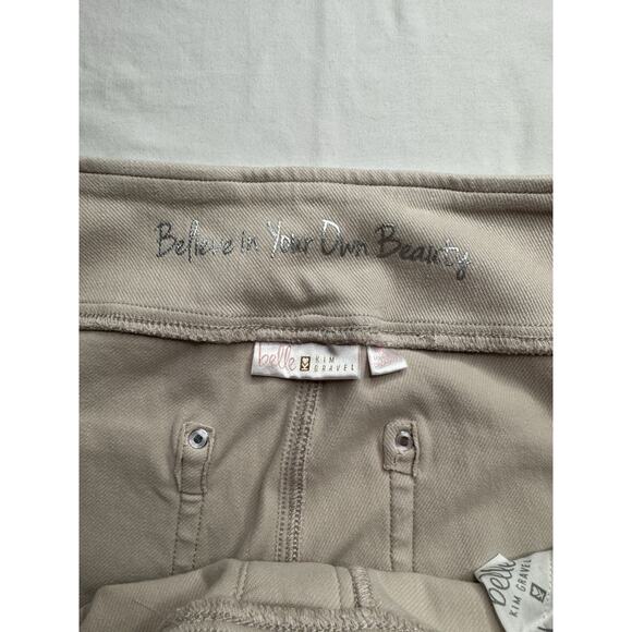 Belle By Kim Gravel 18W Flexibelle Flare Jean Horn Buttons Pullon 5 Pocket - Picture 4 of 15